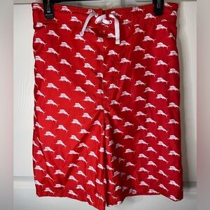 Tommy Bahama Boys Red Marlin Swim Trunks Shorts Boy’s XL